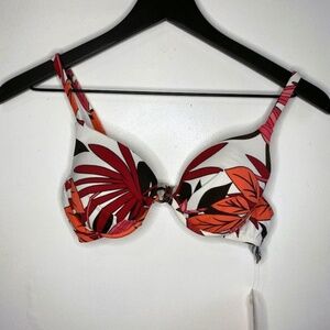 NWT Kechika Tropical Floral Bikini Swim Top‎